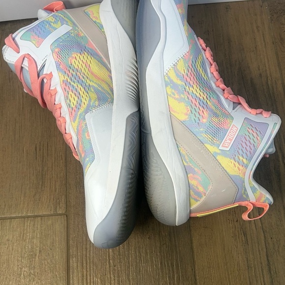 Vibrant Pink and Yellow Athletic Shoes with Chunky Silhouette - Picture 2 of 7